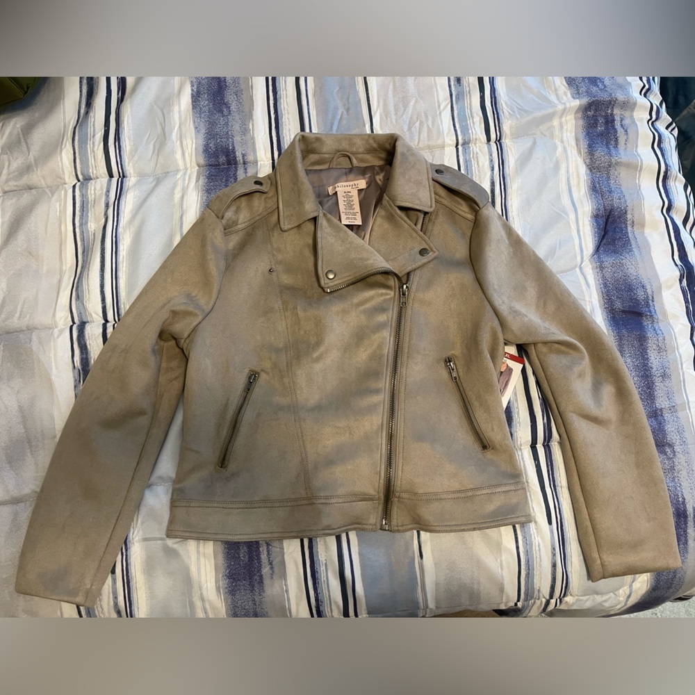 Philosophy Faux Leather Jacket, Women’s